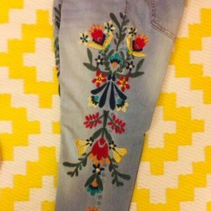 Embroidery Jeans